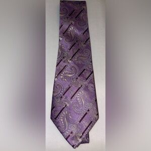 KAILONG Handmade 100% Silk Tie Men's Paisley / Striped Necktie NEW